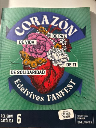 Religión católica 6, Tercer Ciclo Primaria, Fan...