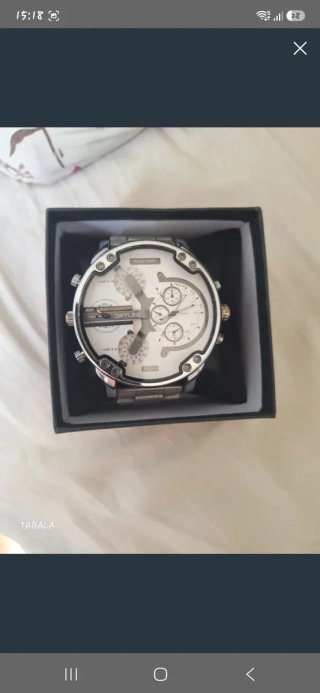 Reloj SKYLINE Dual Time Plata Blanco