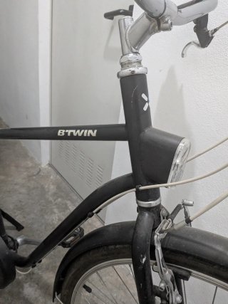 Bicicleta Urbana Negra