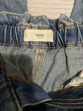 Pantalones Vaqueros Mango Azul Talla M