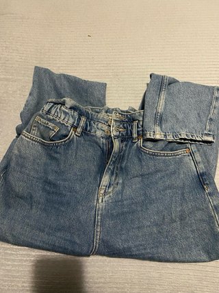 Pantalones Vaqueros Mango Azul Talla M