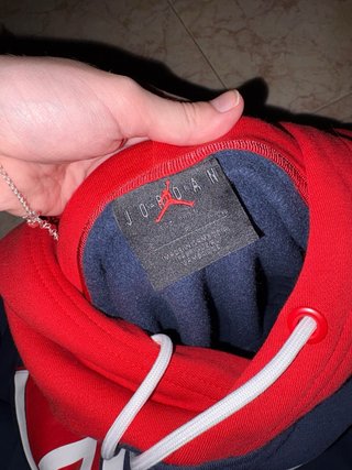 Sudadera Jordan Paris Azul y Roja