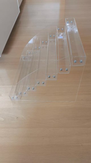 Expositor de acrílico para colecciones