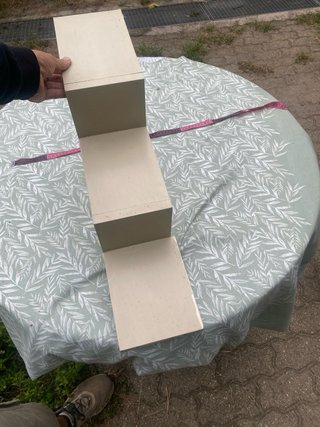 Mensola a gradini moderna beige