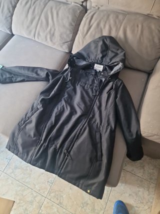 Chaqueta premamá y porteo negra