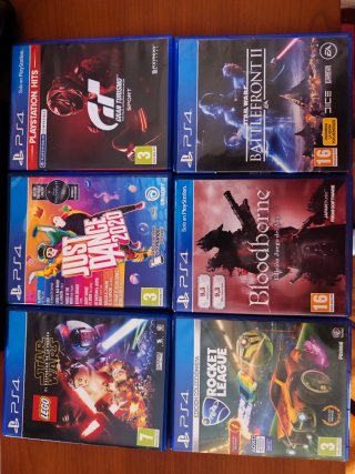 Pack 5 Juegos PS4: Gran Turismo, Star Wars, Bloodb