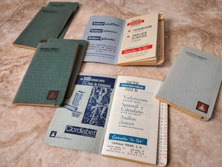 Lote 4 Agendas Médicas Vintage
