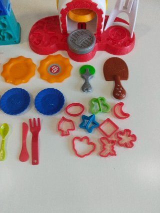 Set de Juguetes Play-Doh Pizzería y Hamburguesería