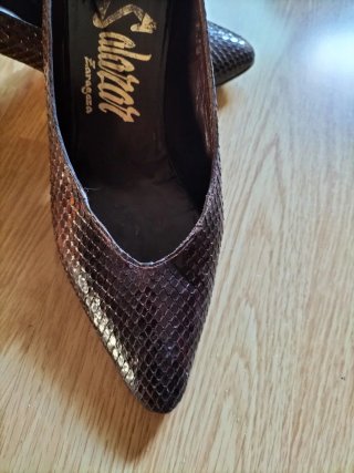 Zapatos de Piel Serpiente Salazar