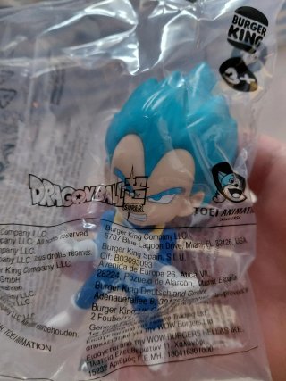 Figura Vegeta Blue Burger King Dragon Ball
