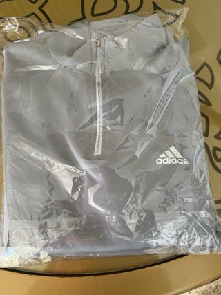 Chandal  Adidas Gris con Cremallera