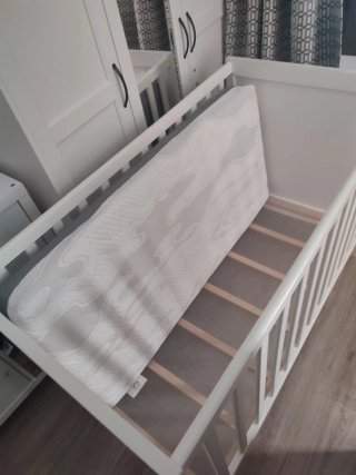 Cuna bebé Ikea blanca