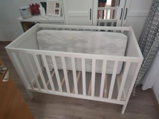 Cuna bebé Ikea blanca