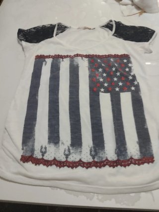 Camiseta Estampada Bandera