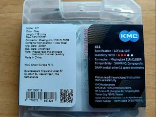 Cadena K.M.C. 11v Nueva