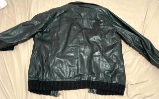 Cazadora Cuero Pepe Jeans Negra