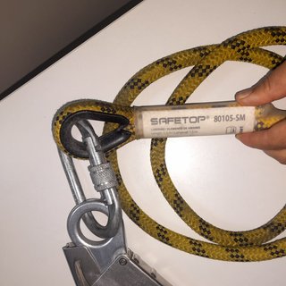 Cuerda de amarre SAFETOP 1,5m completa