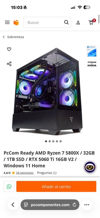PC Gaming Completo: (pregunta sin compromiso)nuevo