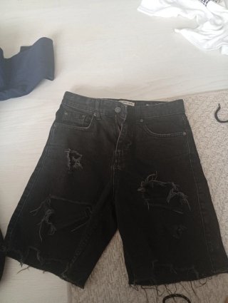 Pantalones cortos Pull&Bear negros