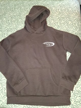 Sudadera marrón con logo Endurance Club