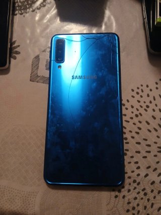 Samsung Galaxy A7 Azul para piezas
