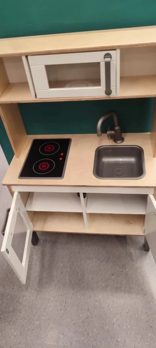 Cocinita Ikea Madera Niños más platitos, utensilio