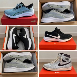 Zapatillas Nike Marrones y Blancas