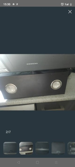 Campana extractora Siemens nueva de diseño