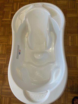 Bañera para bebé blanca