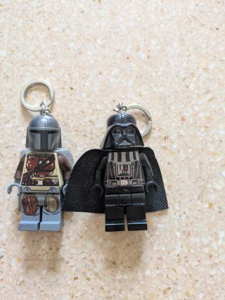 2 Llaveros LEGO Star Wars