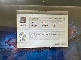 MacBook Pro 13,3 2011 500GB