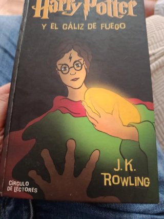Libro de Harry Potter y El cáliz de fuego