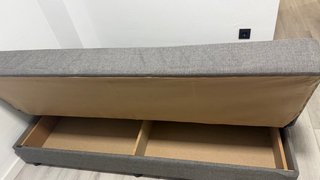 Sofá cama gris