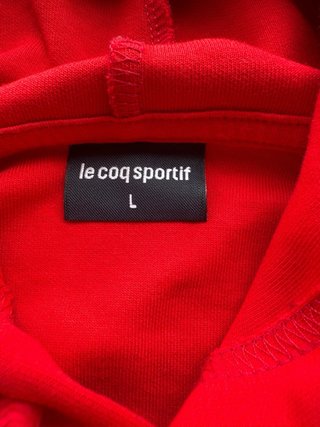 Sudadera Le Coq Sportif Roja Talla L