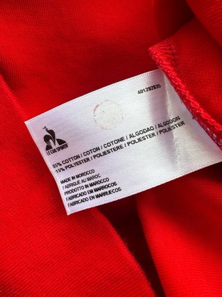 Sudadera Le Coq Sportif Roja Talla L