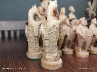 Figuras de Ajedrez Artesanales Don Quijote