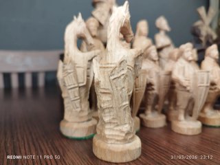 Figuras de Ajedrez Artesanales Don Quijote