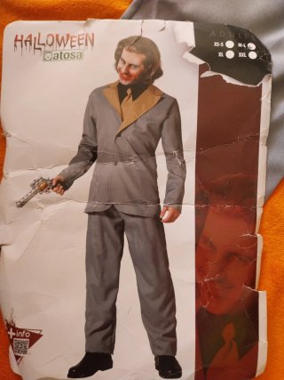 Disfraz Halloween Gánster Adulto Talla L