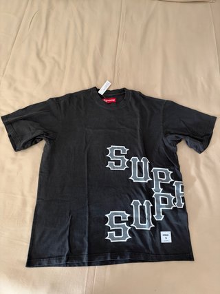Camiseta Supreme Negra Talla S