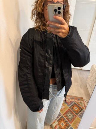 Chaqueta de Moto Negra