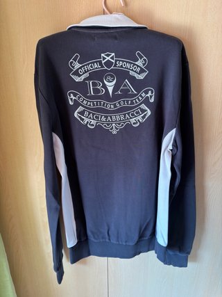 Felpa Baci & Abbracci Uomo Blu/Bianco XXL