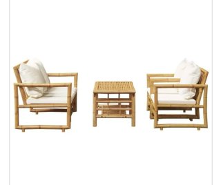 Set de Muebles de Jardín de Bambú