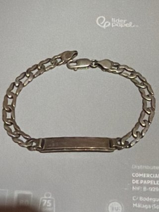 Pulsera esclava de plata