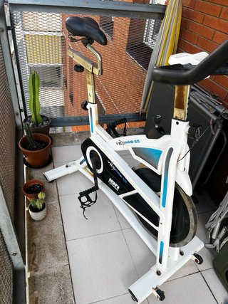 Bicicleta de Spinning Blanca