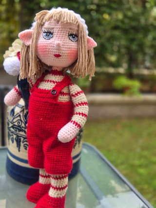 Duende Amigurumi de Navidad