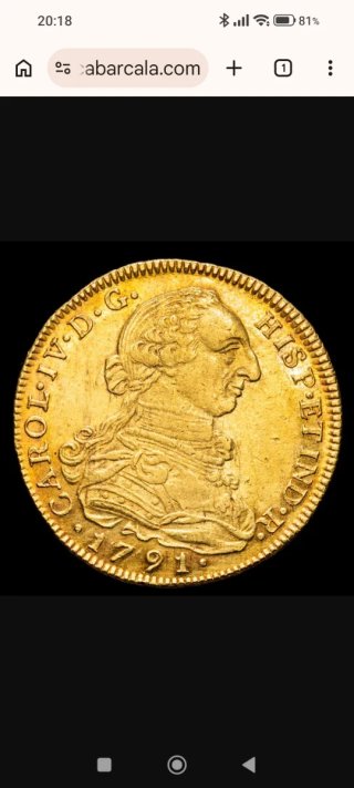 Monedas de oro