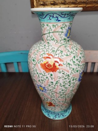 Jarrón Chino Vintage Floral