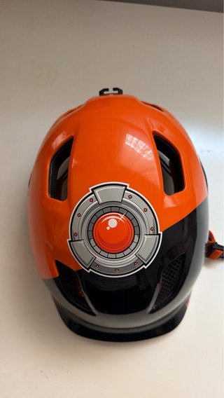 Casco de bici infantil naranja