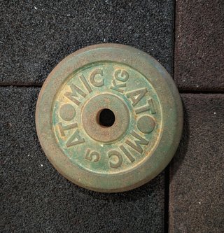 Disco mancuernas Atomic 5 kg por 5€