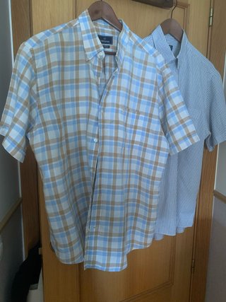 Lote 2 Camisas Cortefiel Manga Corta